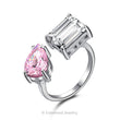Myra 2 tones ring - Inel Reglabil