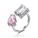 Myra 2 tones ring - Inel Reglabil
