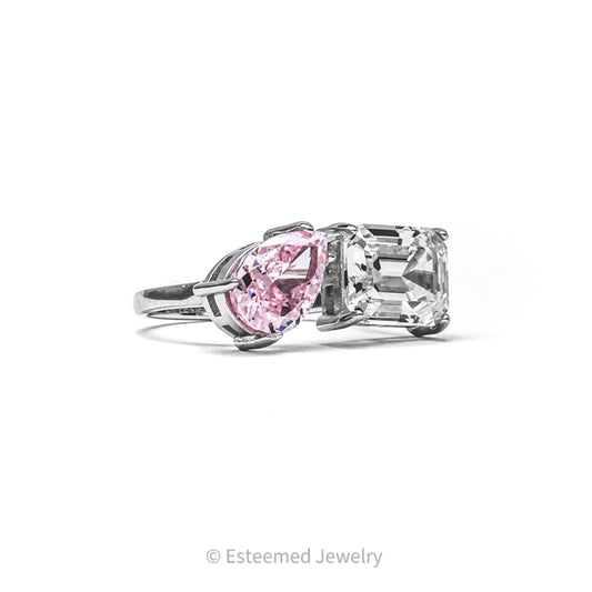 Myra 2 tones ring - Adjustable ring